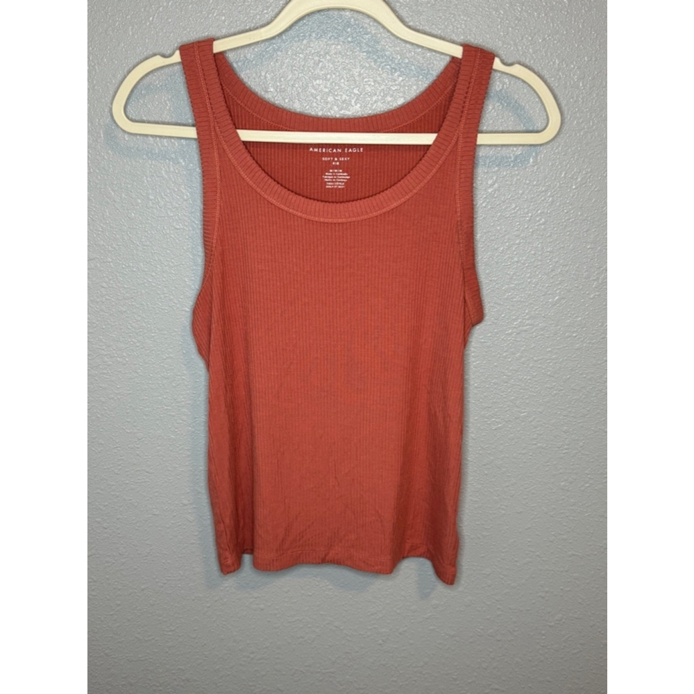 Women's American Eagle Tank Top, Size M, Coral